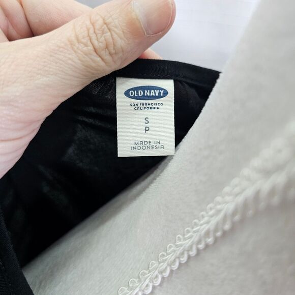 Old Navy Black Split Neck Long Sleeve Blouse Size Small - Picture 7 of 11